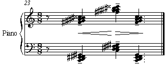 Musical notation example