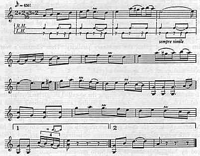 Musical notation example