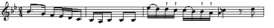 Musical notation example